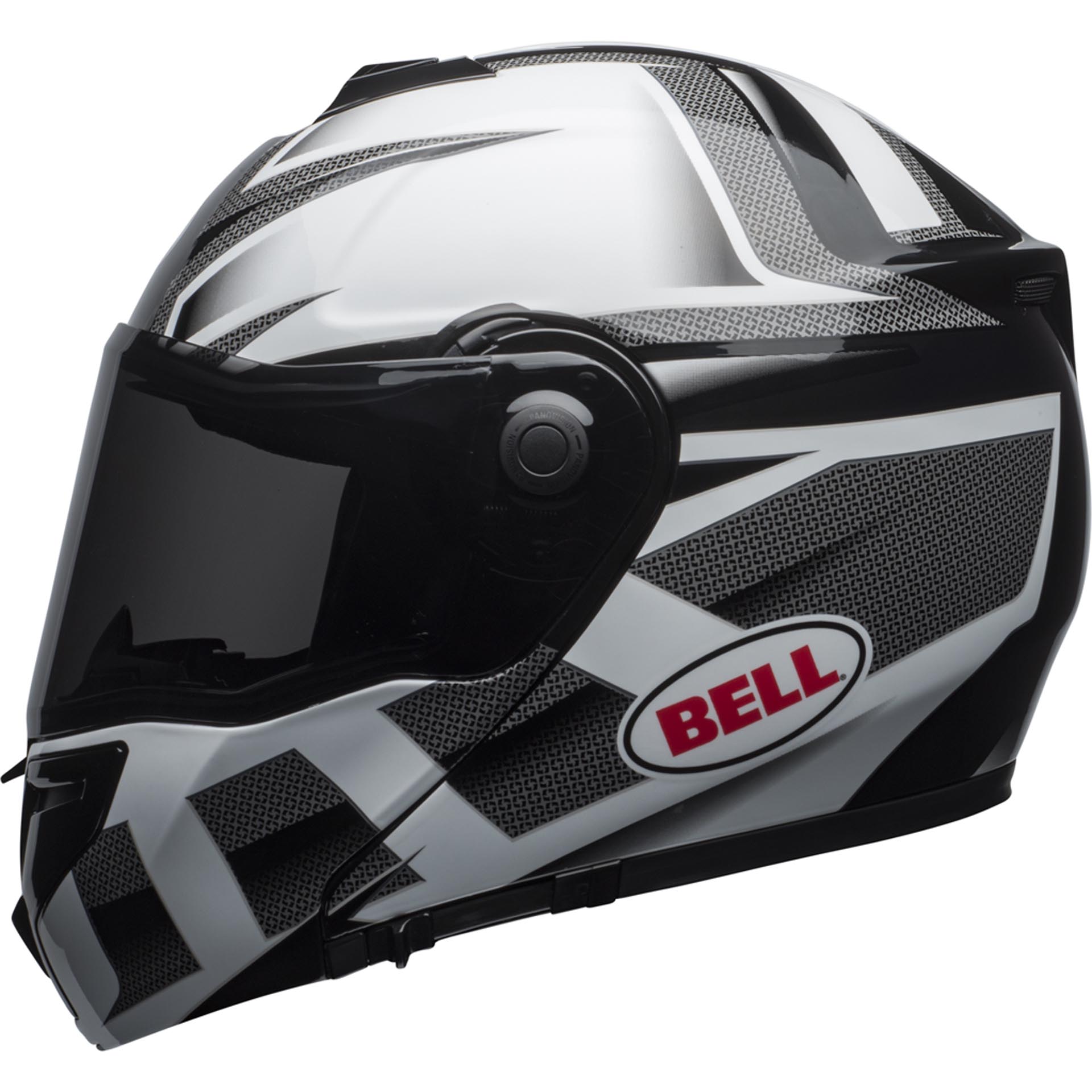 Bell SRT Modular Street Motorcycle Helmet Predator Gloss White/Black, Medium Bell SRT Modular Street Motorcycle Helmet Predator Gloss White/Black, Medium