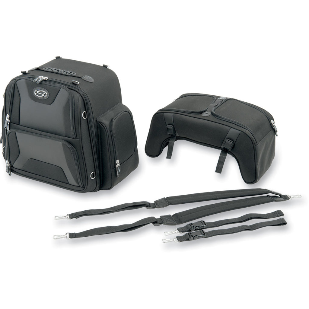 SADDLEMEN FTB3600 Sport Sissy Bar and Combo Bag Richmond Honda House